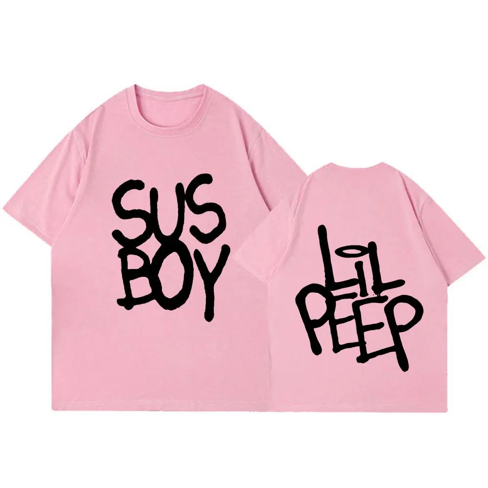 เสื้อยืดสีชมพู Lil Peep Sus Bo - Men'S Fashion Pink Shirt บทวิจารณ์และราคา