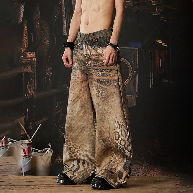 LUZHEN 2026 กางเกงยีนส์ทรงหลวม - Men'S Fashion For 60 Year Old บทวิจารณ์และราคา