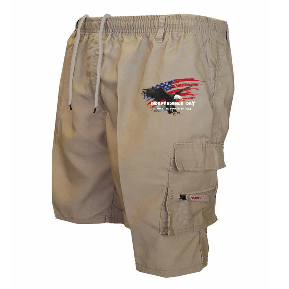 กางเกงขาสั้นคาร์โก้สไตล์ทหารสำ - Men'S Fashion Loose Pants บทวิจารณ์และราคา