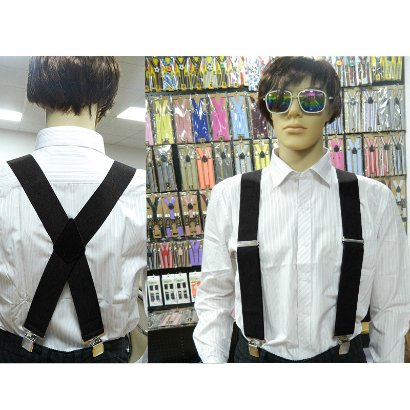 5 ซม.ผู้ชาย Suspenders ยืดหยุ่ - Suspenders Clip Men บทวิจารณ์และราคา