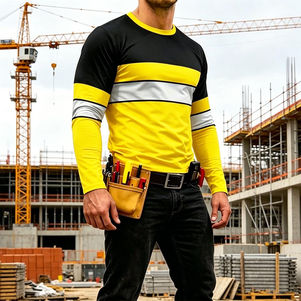 เสื้อยืดแขนยาวลายทางสีสันสดใสค - Men'S Fashion T Shirts บทวิจารณ์และราคา