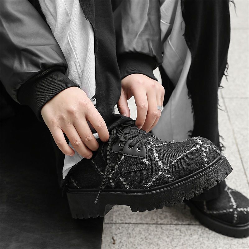 รองเท้าเดอร์บี้ผู้ชายสไตล์ลำลอ - Mens Fashion Denim บทวิจารณ์และราคา